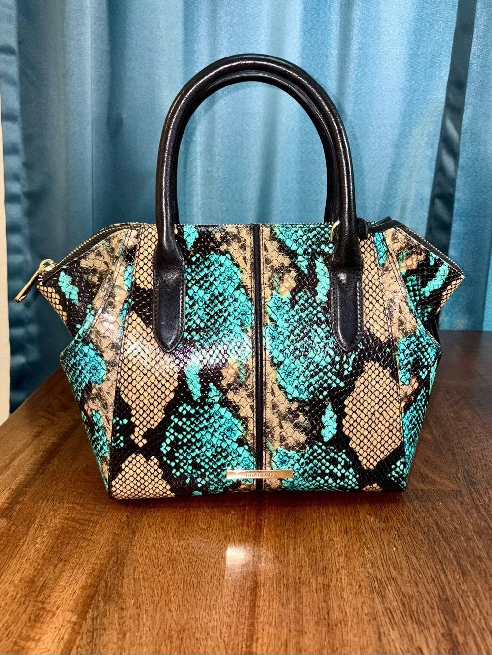 Brahmin GUC Mini Camila - Bird of Paradise Frontera - Suede Tassels - Wing Sides